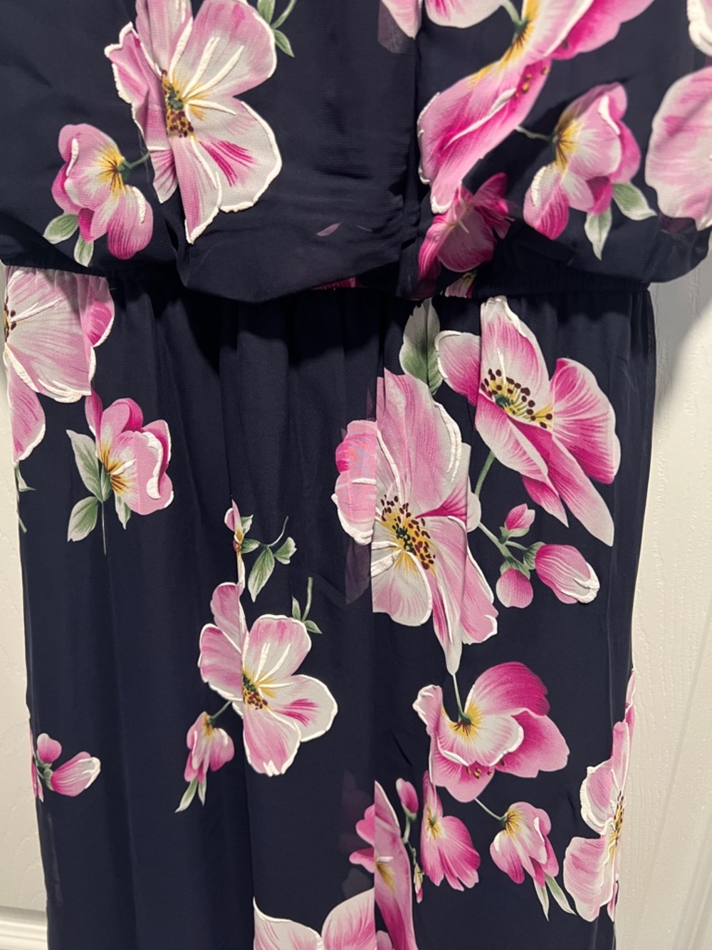 NWT Women's Robbie Bee Halter Maxi Dress with Floral Print, size 6 - Picture 7 of 8